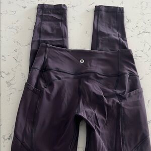 Lululemon dark purple leggings in great condition!